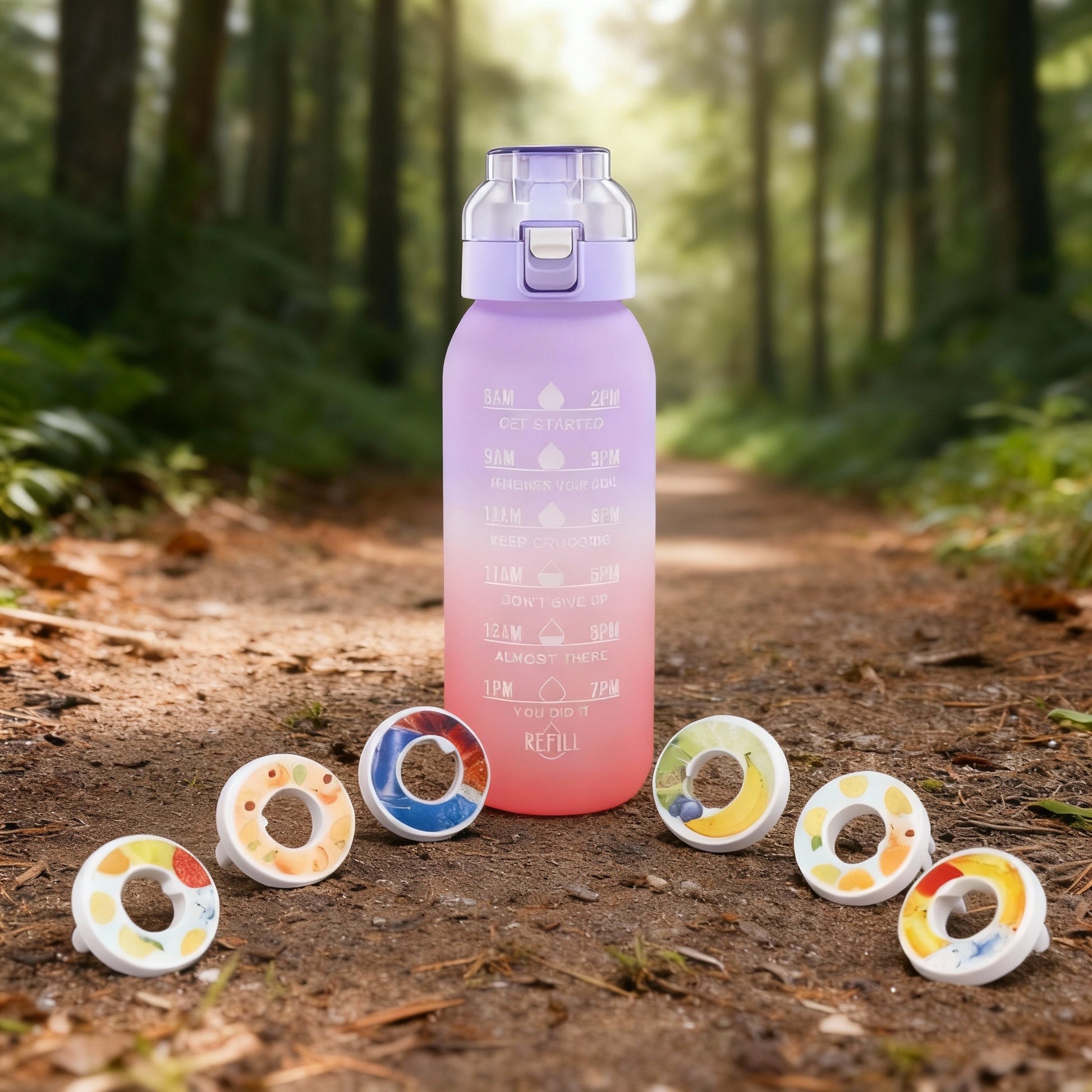 Gourde avec 7 capsules olfactives