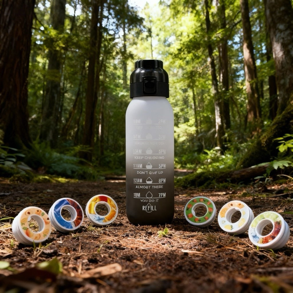 Gourde avec 7 capsules olfactives