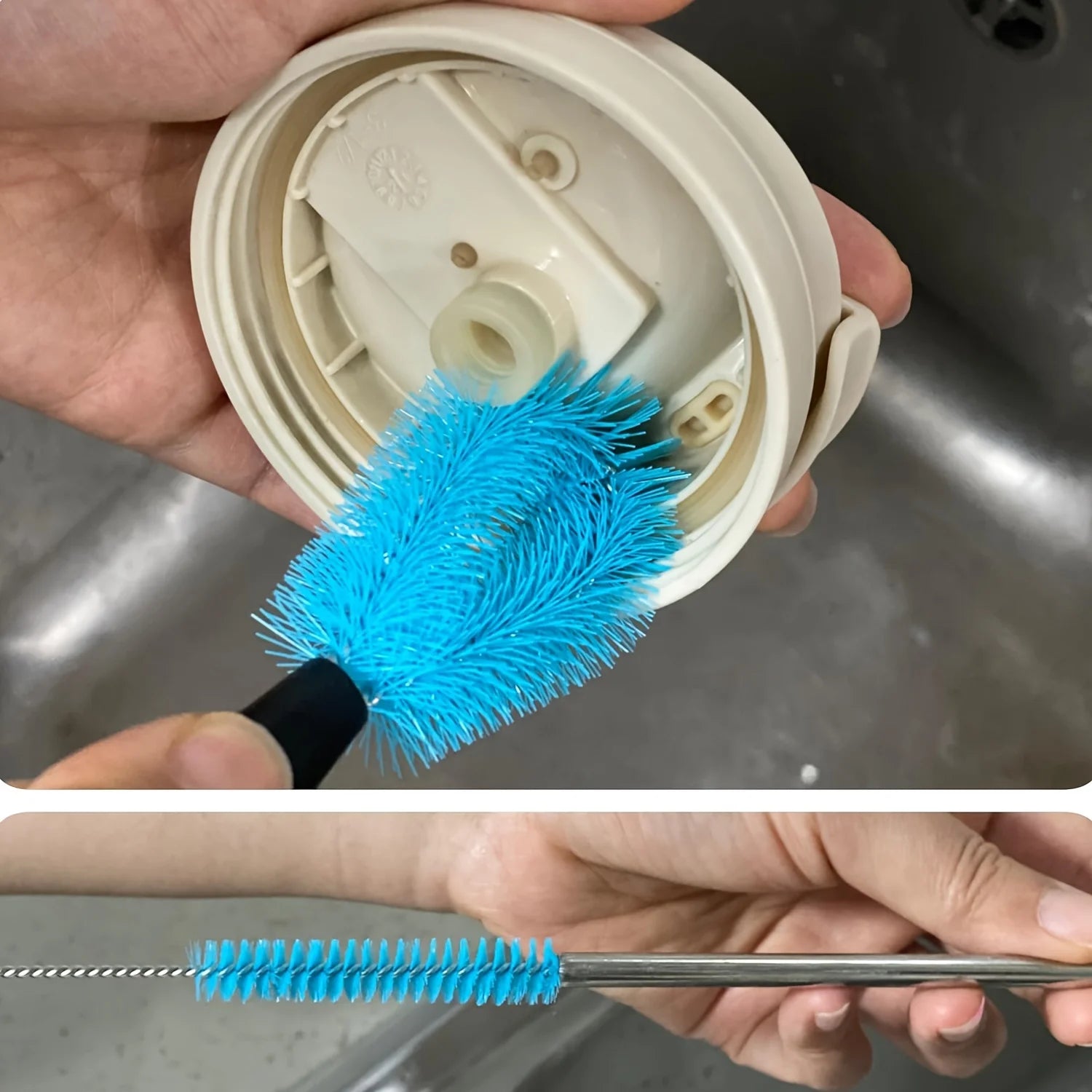 Set de brosses 3-en-1 pour le nettoyage des gourdes